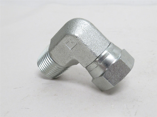 Parker 75826; Swivel Elbow Fitting 90 Degree; 1/2NPT