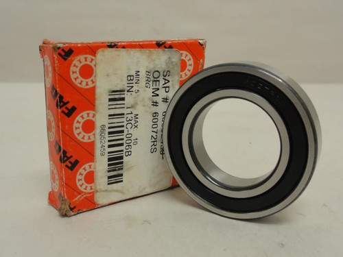 FAG 6007.2RSR; Ball Bearing; 35mm ID x  62mm OD x 14mm Wide