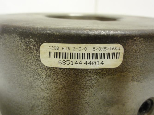 Lovejoy 68514444014; Jaw Coupling Hub C280; 2-3/8"ID