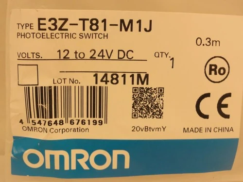 Omron E3Z-T81-L-M1J; Photo-Sensor W/Emitter; 12~24vdc