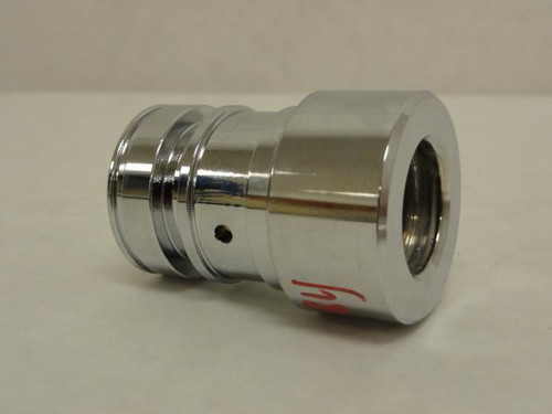 Busch 8490; Nickel Plate Brass Hose Quick Connector; 3/4"