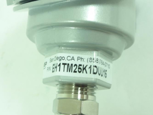 ReoTemp EH1TM25K1DUU15; Thermo-Couple 15"in Stem; 1/2"NPT