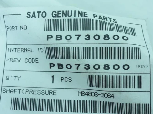 Sato PB0730800; Lot-3 Shafts for M-8459SE