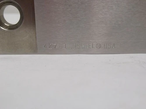 Urschel 42761; Straight Knife 12-3/4" Long x 3-3/4" Width