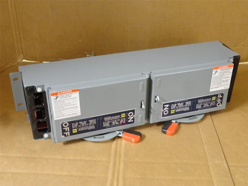 Square D QMB362T; Fusible Disconnect Switch; 60A; 3P; 600VAC