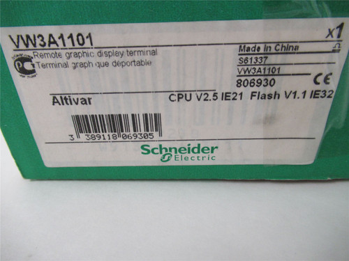 Schneider VW3A1101; Remote Display Terminal Previously Programmed