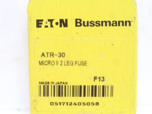 Bussmann ATR-30; Lot-5; Automotive Fuses 30A 32V; Fast Acting