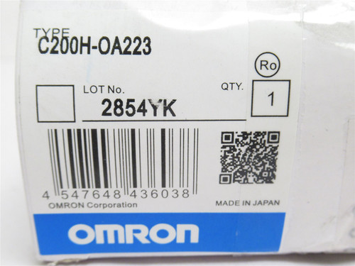 Omron C200H-OA223; Output Module; 24VAC; 8-Solid State Out