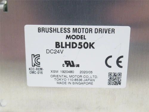 Oriental BLHD50K; Brushless DC Driver; 24V