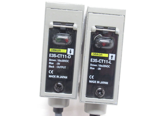 Omron E3S-CT11 2M; Photo Sensor W/Amplifier; 10-30VDC