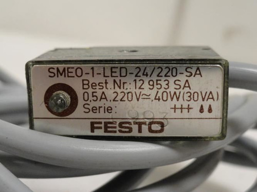Festo SMEO-1-LED-24/220-SA; Proximity Sensor; 220VAC; 1/2A