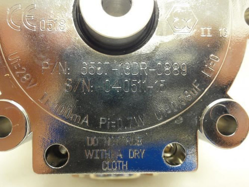 Hohner 6507-13DR-0889; Hollow Shaft Encoder; 5-24V; 9-Pin