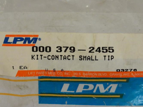 LPM 000 379-2455; Lift Truck Contactor Kit; Small Tip