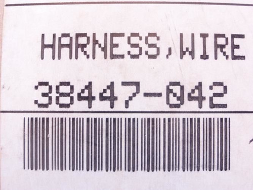 Barrett 38447-042; Wire Harness; 600V
