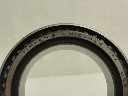 Timken LM104949; Tapered Roller Bearing Cone; 2" ID x 7/8" Wide