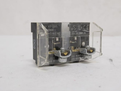Allen-Bradley 800T-XD1; Contact Block; 1-NO; 30mm; 600VAC
