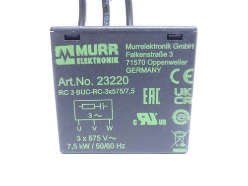 Murr 23220; Motor Suppressor; 3x400...575VAC/4kW