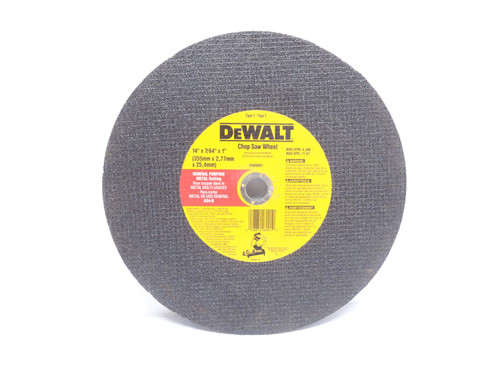 DeWALT DW8001; Abrasive Cut-Off Wheel; 14"OD; 24 Grit; 1"ID