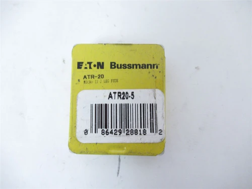Bussmann ATR-20; Lot-4 Micro Fuse Blade 20A 5 Blades Per Pack