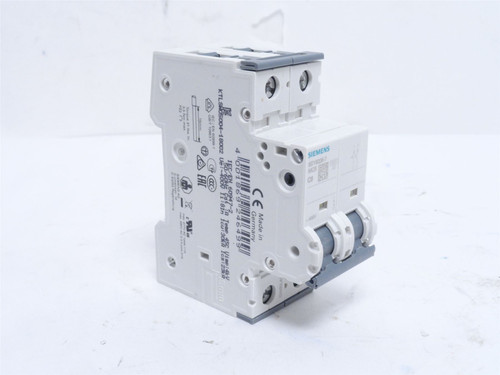 Siemens 5SY6206-7; Circuit Breaker; 6 Amp; 2 Pole; 400VAC