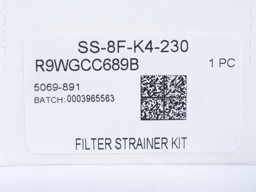 Swagelok SS-8F-K4-230; Strainer Element Kit; 230 Micron