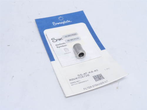 Swagelok SS-4F-K4-40; Strainer Element Kit; 40 Micron