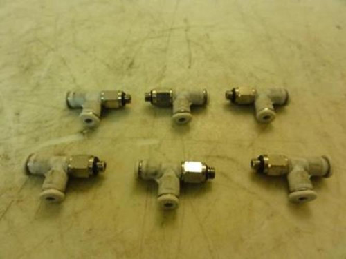Norgren M24680110; Lot-6 Swivel Side Tees Connectors Tube 1/8"