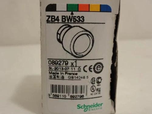Schneider ZB4BW533; Pushbutton Operator; Green; LED