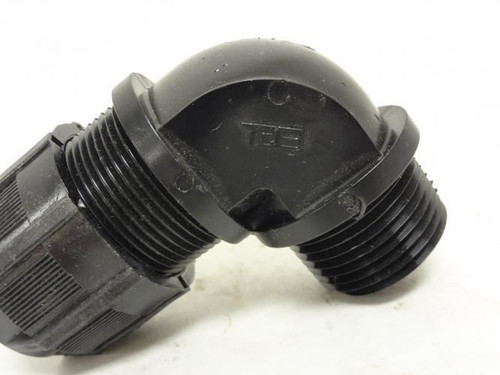 Thomas Betts BVWD-P132GT-11; Elbow Connector 90Deg; Black 3/4"