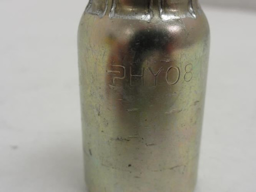 Parker 103HY-8-8; Crimp Coupler 1/2 JIC to # 8 Hose