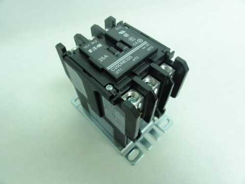 Eaton C25DNE325A-GL; Contactor 25A; 600V; 3P; Coil: 120VAC