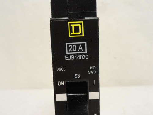 Square D EJB14020; Circuit Breaker; 20A; 1P; 277 Vac
