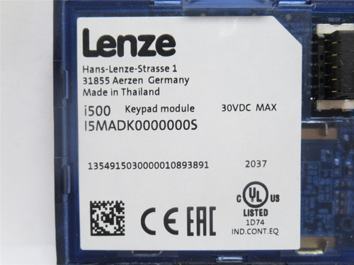 Lenze 15MADK0000000S; Keypad Interface Module