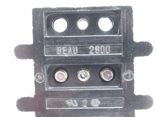 Molex 38770-0102; Terminal Strip; W/Mounting Ends; 3 Circuit