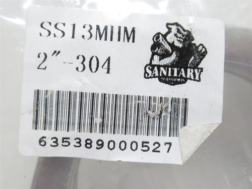 Sanitary Solutions SS13MHM; Single Pin Clamp; SS; Size: 2"