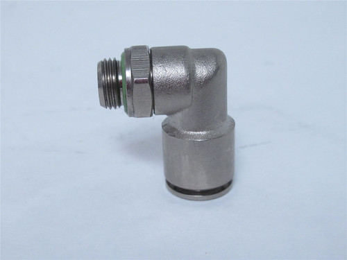 MAREL 2330876; Tube Elbow; 90Deg; 5/16" PTC x M10-1 Thread