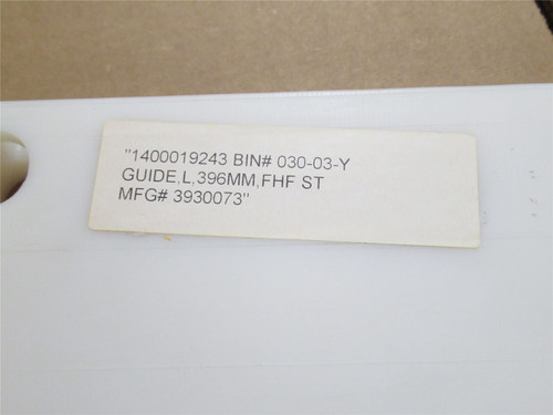 Marel 3930073; Guide Bar; 15-5/8" Long x 3-7/16" Wide