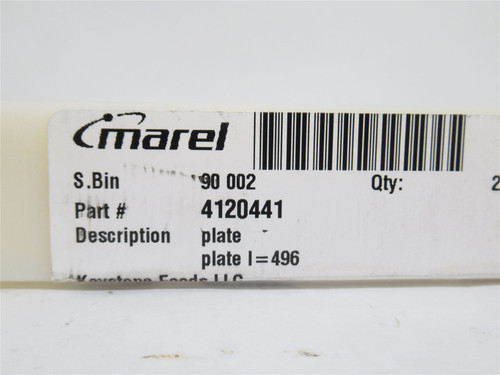 Marel 4120441; Auto Deboner Plate Assembly; 6-3/4"
