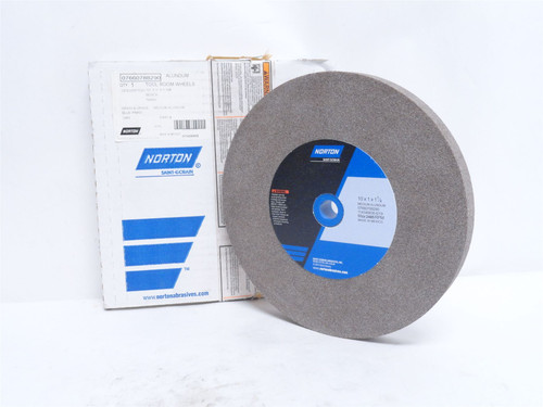 Norton 7660788290; Straight Grinding Wheel 80 Grit; 10"OD