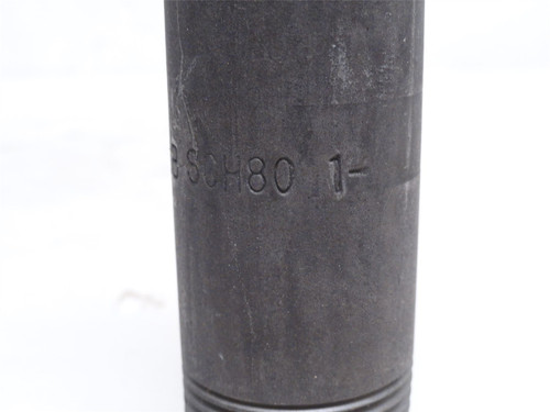 Industry-Std 1LMK2; Lot-4; Pipe Nipples Sch: 80; 1NPT; 6" Long