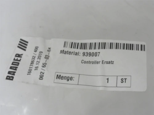 Baader 93900-7; Controller Safety Kit
