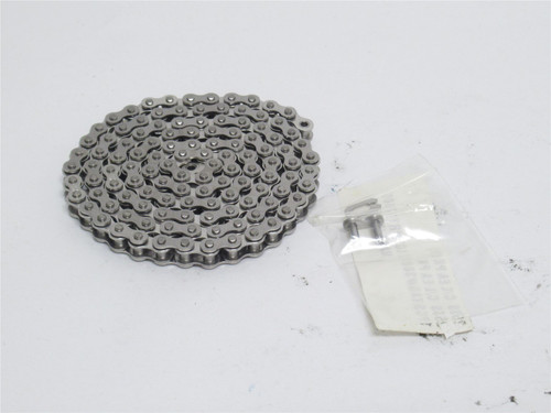 Peer 25SS RIV; Single Row Roller Chain #25; SS; 30" Length