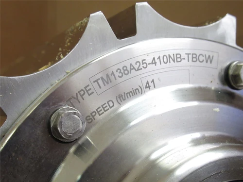 Van Der Graaf TM138A25-410NB-TBCW; DrumMotor  13"W 480V 41fpm
