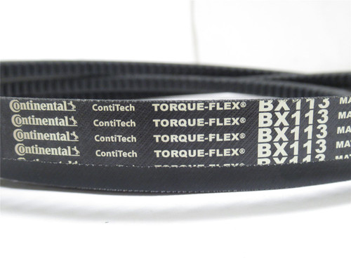 Continental BX113; V-Belt; 113" Long x 17mm Top Width