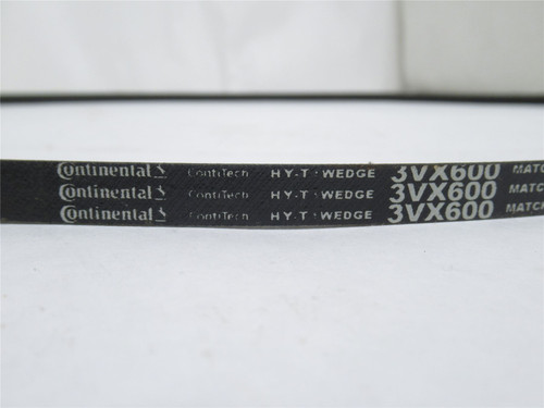 Continental 3VX600; V-Belt; 60" Long x 3/8" Top Width
