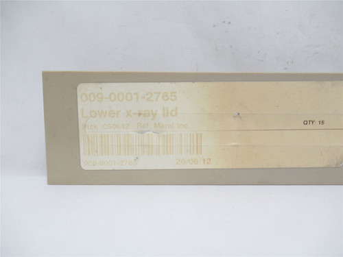Marel 4264247; Metal Detector Lower Lid Assembly 2-Piece