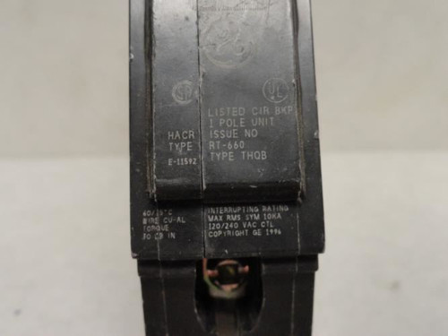 GE THQC130; Circuit Breaker; 30A; 1P; 120/240VAC