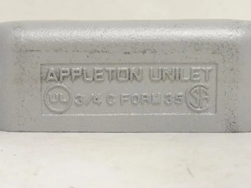Appleton C75-M; Conduit Body; Type: C; 3/4 FNPT; Form 35