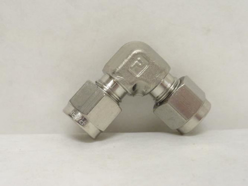 Parker 4-4 EBZ-SS; Compression Elbow; 90Deg; SS; Size: 1/4"