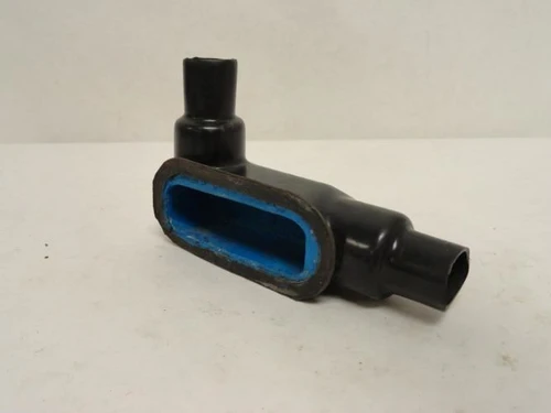 T&B LL17-B-1; Ocal-Blue Conduit 90Deg; Size: 1/2" NO Cover